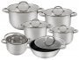 Набор посуды из нержавеющей стали Edenberg 12 предметов (EB-2120) На фото Набор посуды из нержавеющей стали Edenberg 12 предметов (EB-2120)
