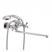 Смеситель для ванны MIXXUS PREMIUM RETRO Chr-140 (MI1672) На фото Смеситель для ванны MIXXUS PREMIUM RETRO Chr-140 (MI1672)