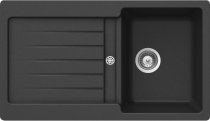 На фото Кухонная мойка Schock Typos D100 Nero-13 (28044513)