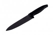На фото Кухонный нож Fissman Margo для овощей 150 мм Black (KN-2121.CH)