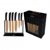 На фото Набор ножей Berlinger Haus Rosegold & Titanium Knives 7 предметов (BH-2083)