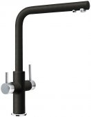 Смеситель для кухни Franke Neptune Clear Water хром/оникс (115.0370.694) На фото Смеситель для кухни Franke Neptune Clear Water хром/оникс (115.0370.694)