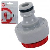 На фото Адаптер Intertool для конектора 1/2" с внутренней резьбой 1/2" & 3/4" (GE-1110)