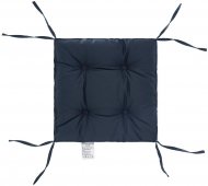 На фото Подушка на стул DOTINEM COLOR мокрый асфальт 40х40 (борт 5см)  (213109-9)