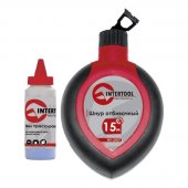 На фото Шнур отбивочный Intertool 30м с корректором (MT-2506)