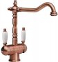 На фото Смеситель для кухни Franke OLD-ENGLAND BICOMAND медь (115.0028.209)