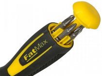 На фото Отвертка реверсивная Stanley FatMax Hi-Speed трещотка, передача 4:1, насадки 12 (0-69-236)