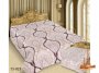 На фото Покрывало двухстороннее Love you Barokko 15-023 200х220 см Бежевое