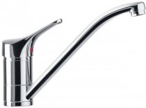 Кухонный смеситель Schock Leva Chrom-80 хром (51100080) На фото Кухонный смеситель Schock Leva Chrom-80 хром (51100080)