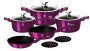 На фото Набор посуды Berlinger Haus Metallic Line Royal Purple Edition 10 предметов BH-1661N