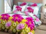 На фото Комплект постельного белья Руно 220х240 см 5шт Семейный Разноцветные (6.114ДУ_4209)
