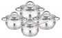 На фото Набор посуды из нержавеющей стали Edenberg 8 предметов (EB-3717)