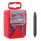 Комплект отверточных бит Intertool PH1/PH2 1/4"*60мм 10шт (VT-5784) На фото Комплект отверточных бит Intertool PH1/PH2 1/4"*60мм 10шт (VT-5784)