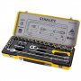 На фото Набор головок торцевых Stanley 1/2" в металлическом футляре, 24 шт (STMT74183-8)
