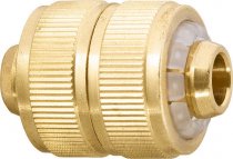 На фото Муфта PALISAD ремонтная для шланга, 1/2", латунная (66535)
