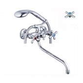 Смеситель для ванны ZERIX D3Q 722 (ZX0006) На фото Смеситель для ванны ZERIX D3Q 722 (ZX0006)