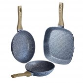 На фото Набор сковород Berlinger Haus Forest Light Brown 3 предмета (BH-1568)