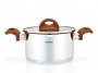 На фото Кастрюля Fissman Altea 24x13.5 см/6.1 л с двумя отверстиями для слива (SS-5169.24)