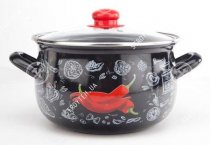 Набор кастрюль Gusto Перчинка 2.1л/3.1л/4л (GT-T-3-P) На фото Набор кастрюль Gusto Перчинка 2.1л/3.1л/4л (GT-T-3-P)