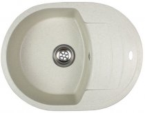 На фото Кухонная мойка Idis Cappa Snow 130