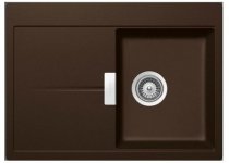 На фото Кухонная мойка Schock Horizont D100 S Chocolate-86 (52034086)
