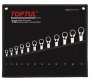 На фото Набор ключей с трещоткой реверсивной Toptul 8-19 мм 12 шт (GPAQ1203)
