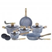 На фото Набор посуды Berlinger HausForest Light Brown 15 предметов (BH-1566)