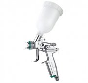На фото Краскопульт пневматический Italco HVLP 0.8 мм 85-142 л/мин 1.5 Бар 250 мл (H-3000B-MINI-0.8)