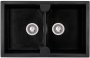 На фото Мойка для кухни Granado Cordoba Black shine (1201)