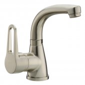 Смеситель для раковины ZERIX SOP1 045 нержавейка (ZX2650) На фото Смеситель для раковины ZERIX SOP1 045 нержавейка (ZX2650)