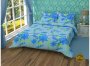 На фото Постельное белье Leleka-Textile Полиэстер 145х210 Голубое Полуторные