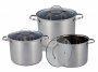 Набор кастрюль из нержавеющей стали Benson 6 предметов (BN-214) На фото Набор кастрюль из нержавеющей стали Benson 6 предметов (BN-214)