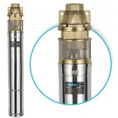 На фото Скважинный насос 3SKm100 (кабель 10м) Rudes