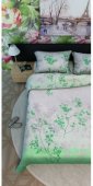 На фото Постельное белье Leleka-Textile Ранфорс 145х210х2 Белое Семейное