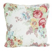 На фото Подушка декоративная Прованс Gobelin 40x40 см с мережкой (.003689)