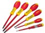 Набор отверток диэлектрических Stanley FatMax индикатор, PH, SL, корпус VDE до 1000V 6 шт (0-65-441) На фото Набор отверток диэлектрических Stanley FatMax индикатор, PH, SL, корпус VDE до 1000V 6 шт (0-65-441)