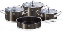 На фото Набор посуды Berlinger Haus Metallic Сarbon Passion Collection 7 предметов (BH-1319)
