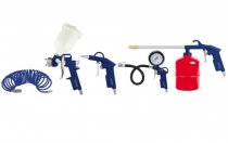 На фото Набор пневмоинструмента Werk KIT-5G-gravity 5 шт (71053)