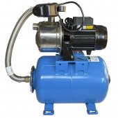 На фото Насосная станция SAER TRX-5 PL- 24л (Насос M-99-N PL нерж. 0,75кВт)