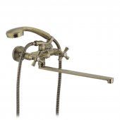 На фото Смеситель для ванны MIXXUS PREMIUM RETRO BRONZE-140 (MI1651)