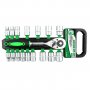 На фото Набор головок Intertool 19 ед 1/2" 8-32 мм с рукояткой Cr-V (ET-6019)