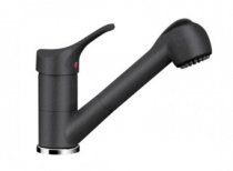 Кухонный смеситель Schock Leva Inox-12 серый (51112012) На фото Кухонный смеситель Schock Leva Inox-12 серый (51112012)