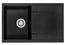 На фото Кухонная мойка Granado Vigo Black shine (1401)