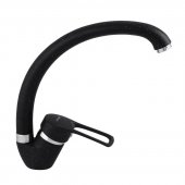 На фото Смеситель для кухни CHAMPION HANSBERG 777 черный (CH0267)