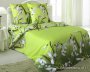На фото Комплект постельного белья Руно Подснежник 220х240 см 4шт Евро Зеленый (845.114Б_4511 Пролісок)