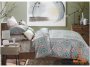 На фото Комплект постельного белья Love you 220х230 см 4шт Евро Бирюзовый (Pattern 41)