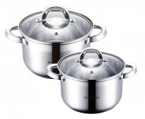 На фото Набор кастрюль Wellberg 4 предмета (WB-22482)