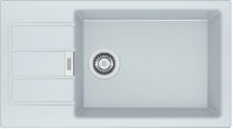 На фото Кухонная мойка Franke Sirius Tectonite SID 611-78 XL Slim Белая (114.0497.982)