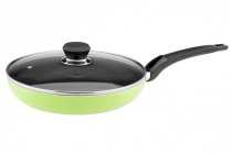 На фото Сковорода с крышкой Granchio Primavera collection 28 см (88133)