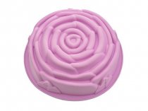 Форма для выпечки РОЗА 21,5x6,8 см, цвет чайной розы (силикон) На фото Форма для выпечки РОЗА 21,5x6,8 см, цвет чайной розы (силикон)